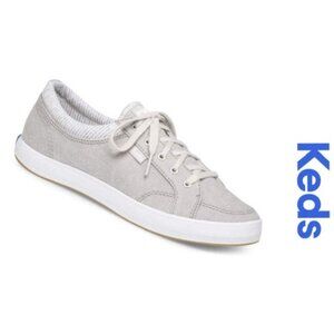 Keds | Center Chambray Gray Lace Up Sneakers | Size 6.5